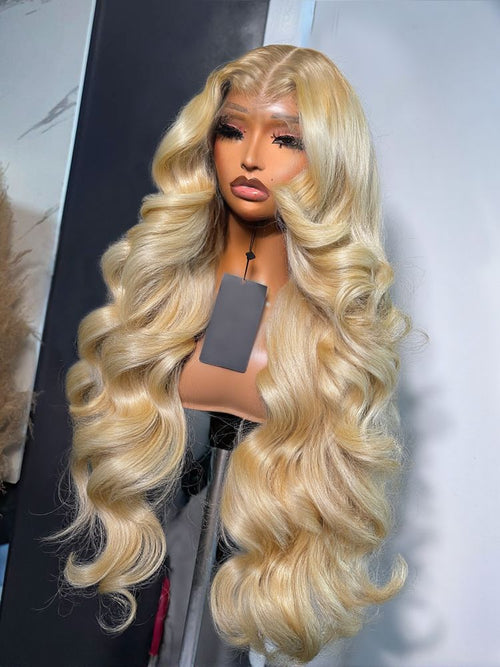 13x6 HD Frontal Lace Wig | Premium Platinum Luxe